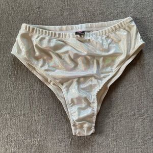 Iridescent Freedom Rave Wear Brazilian Bottoms